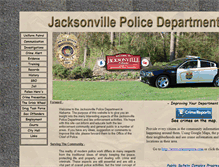 Tablet Screenshot of jacksonvillepd.us
